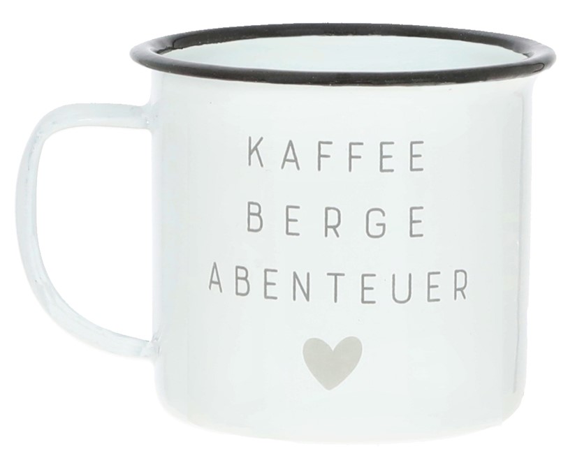 965 Kaffee-Berge-Abenteuer Metall Becher ⛰️